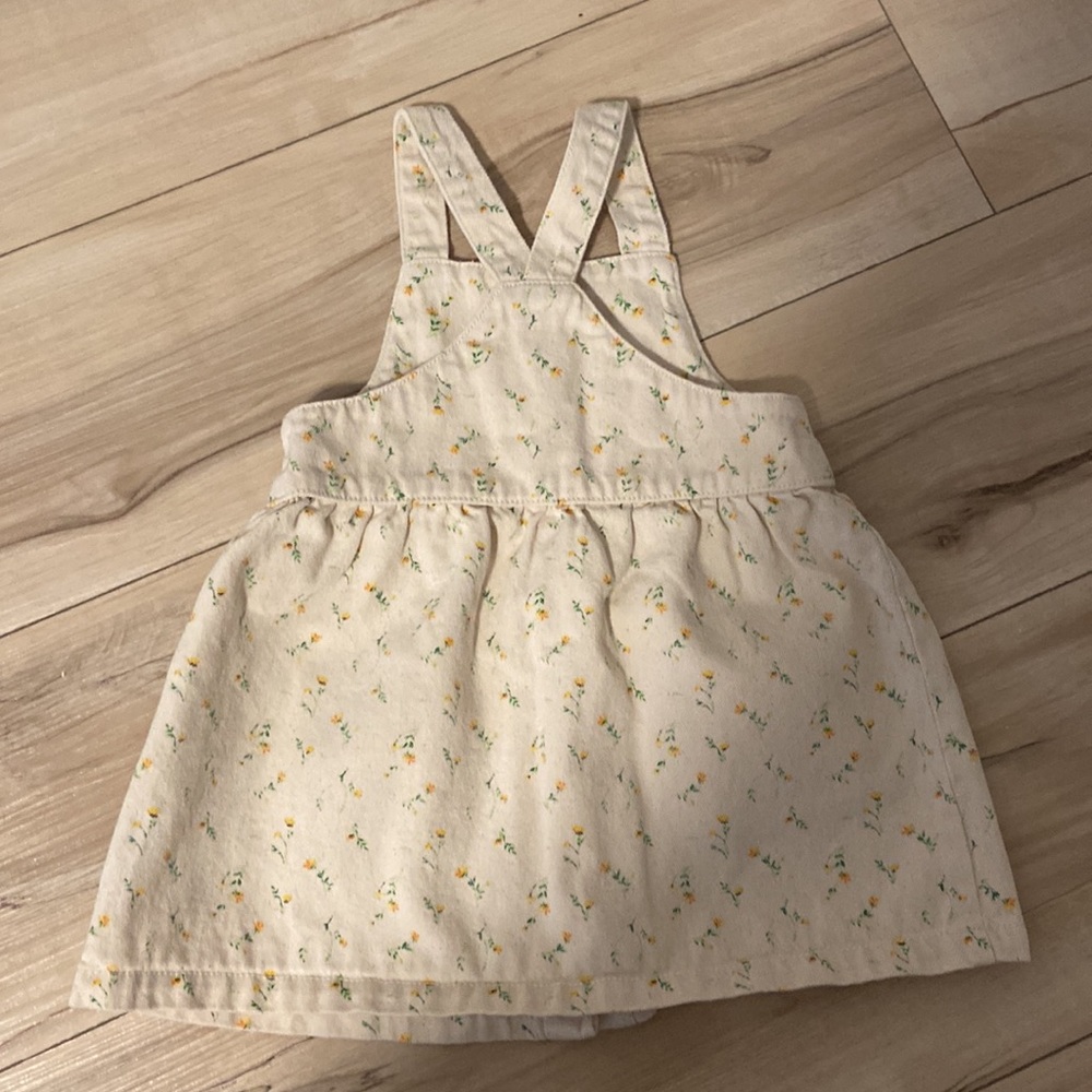 Zara 12-18m Overall Dress - Picture 2 of 2